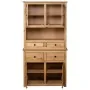 Sideboard aus massivem Kiefernholz im Panama-Stil, 93 x 40,5 x 180 cm von vidaXL, Schließfächer und Lagerschränke - Ref: Foro...