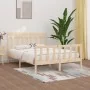 Bettgestell aus massivem Kiefernholz, 120 x 200 cm von vidaXL, Betten und Lattenroste - Ref: Foro24-3107023, Preis: 116,26 €,...