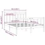 Bettgestell aus massivem Kiefernholz, 120 x 200 cm von vidaXL, Betten und Lattenroste - Ref: Foro24-3107023, Preis: 116,26 €,...
