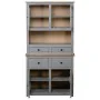 Solid pine wood sideboard Panama style gray 93x40.5x180 cm by vidaXL, Lockers and storage cabinets - Ref: Foro24-282701, Pric...