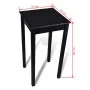 Bar table with 2 black bar stools by vidaXL, Furniture sets for kitchens and dining rooms - Ref: Foro24-160726, Price: 290,73...