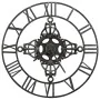 Silver metal wall clock 78 cm by vidaXL, Wall clocks - Ref: Foro24-321457, Price: 76,22 €, Discount: %