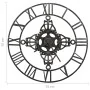 Silver metal wall clock 78 cm by vidaXL, Wall clocks - Ref: Foro24-321457, Price: 76,22 €, Discount: %