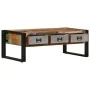 Solid recycled wood coffee table with 3 drawers 100x50x35 cm by vidaXL, Coffee table - Ref: Foro24-244941, Price: 183,22 €, D...