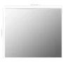 Frameless glass mirror 70x50 cm by vidaXL, Mirrors - Ref: Foro24-283645, Price: 39,63 €, Discount: %