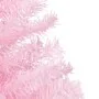 Beleuchteter Weihnachtsbaum mit Lichtern und rosa Kugeln 240 cm von vidaXL, Weihnachtsbäume - Ref: Foro24-3077673, Preis: 130...