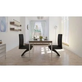 Esszimmerstühle 2 Einheiten aus schwarzem Kunstleder von vidaXL, Essstühle - Ref: Foro24-240042, Preis: 250,13 €, Rabatt: %
