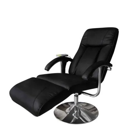 Sillón de masaje de cuero sintético negro de vidaXL, Sillones de masaje eléctricos - Ref: Foro24-240064, Precio: 226,96 €, De...