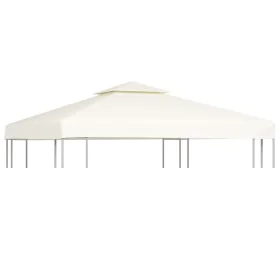 Pavillon-Ersatzbezug 310 g/m² cremeweiß 3x3 m von vidaXL, Abdeckungen für Zelte und Pavillons - Ref: Foro24-40874, Preis: 63,...