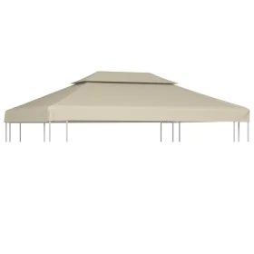 Pavillon-Ersatzbezug 310 g/m² beige 3x4 m von vidaXL, Abdeckungen für Zelte und Pavillons - Ref: Foro24-40881, Preis: 82,35 €...