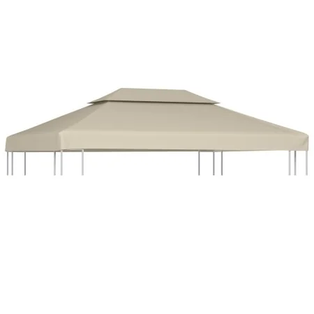 Gazebo replacement cover 310 g/m² beige 3x4 m by vidaXL, Covers for tents and gazebos - Ref: Foro24-40881, Price: 82,18 €, Di...