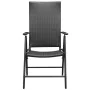 Stackable garden chairs 2 units black synthetic rattan by vidaXL, Garden chairs - Ref: Foro24-42796, Price: 138,04 €, Discoun...