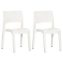 Sillas de jardín 2 unidades polipropileno blanco de vidaXL, Sillas de jardín - Ref: Foro24-317726, Precio: 83,48 €, Descuento: %