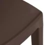 Garden chairs 2 units polypropylene color mocha by vidaXL, Garden chairs - Ref: Foro24-317727, Price: 83,49 €, Discount: %