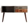 Mesa consola de madera maciza de mango gris 120x35x75 cm de vidaXL, Mesas auxiliares - Ref: Foro24-282742, Precio: 213,59 €, ...