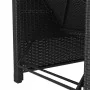 Lounger with white cream synthetic rattan cushion by vidaXL, Loungers - Ref: Foro24-317179, Price: 173,64 €, Discount: %