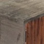 Mesa consola de madera maciza de mango gris 120x35x75 cm de vidaXL, Mesas auxiliares - Ref: Foro24-282742, Precio: 213,59 €, ...
