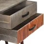 Mesa consola de madera maciza de mango gris 120x35x75 cm de vidaXL, Mesas auxiliares - Ref: Foro24-282742, Precio: 213,59 €, ...