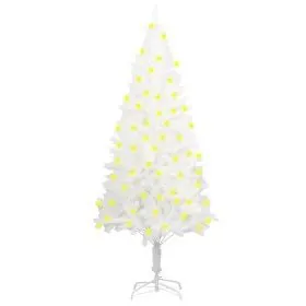 Artificial Christmas tree with LED and thick branches white 120 cm by vidaXL, Christmas trees - Ref: Foro24-3077460, Price: 6...