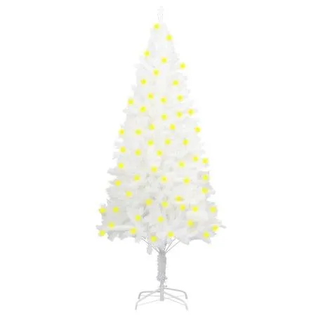 Artificial Christmas tree with LED and thick branches white 120 cm by vidaXL, Christmas trees - Ref: Foro24-3077460, Price: 6...